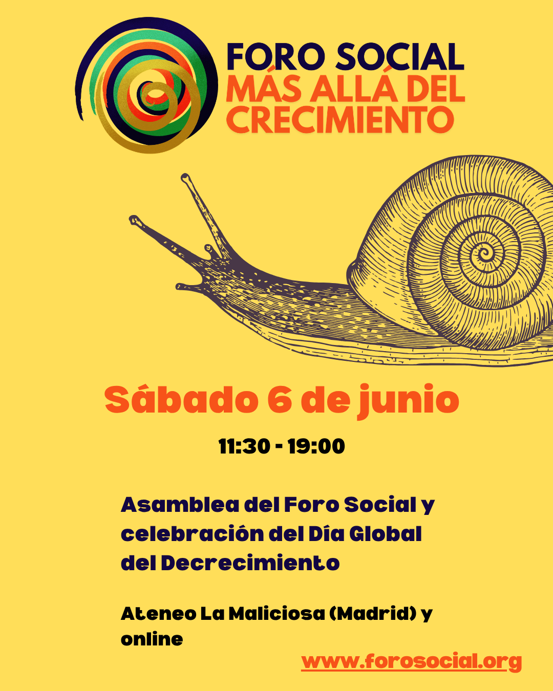 Cartel encuentro 6 de junio